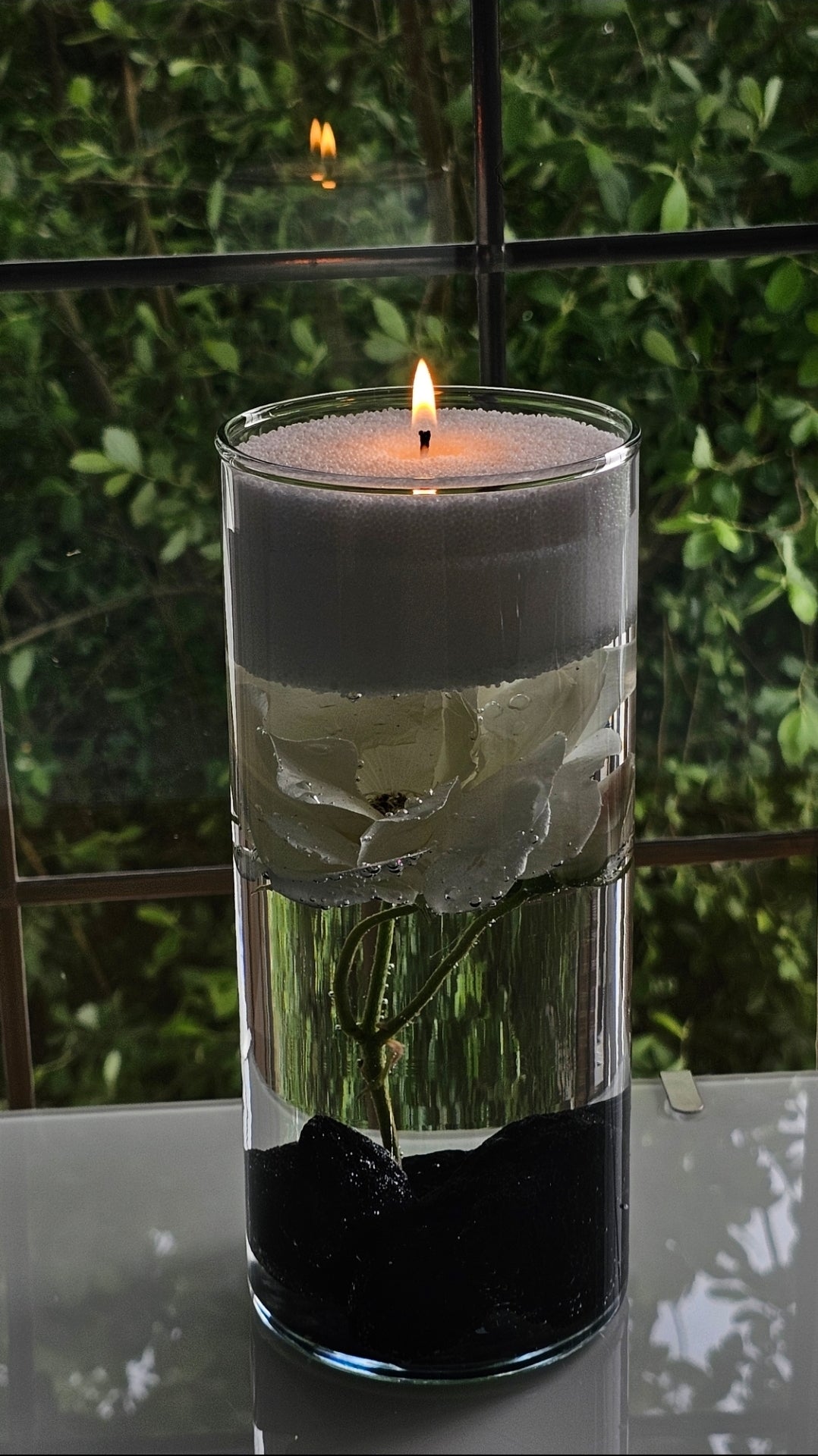 Hom33 Instant Candle pearled candle sand candle reusable candles  eco friendly candles  sustainable candles  refillable candle kit  reusable candle kit  candle wax beads  candle pearls  natural wax pearls