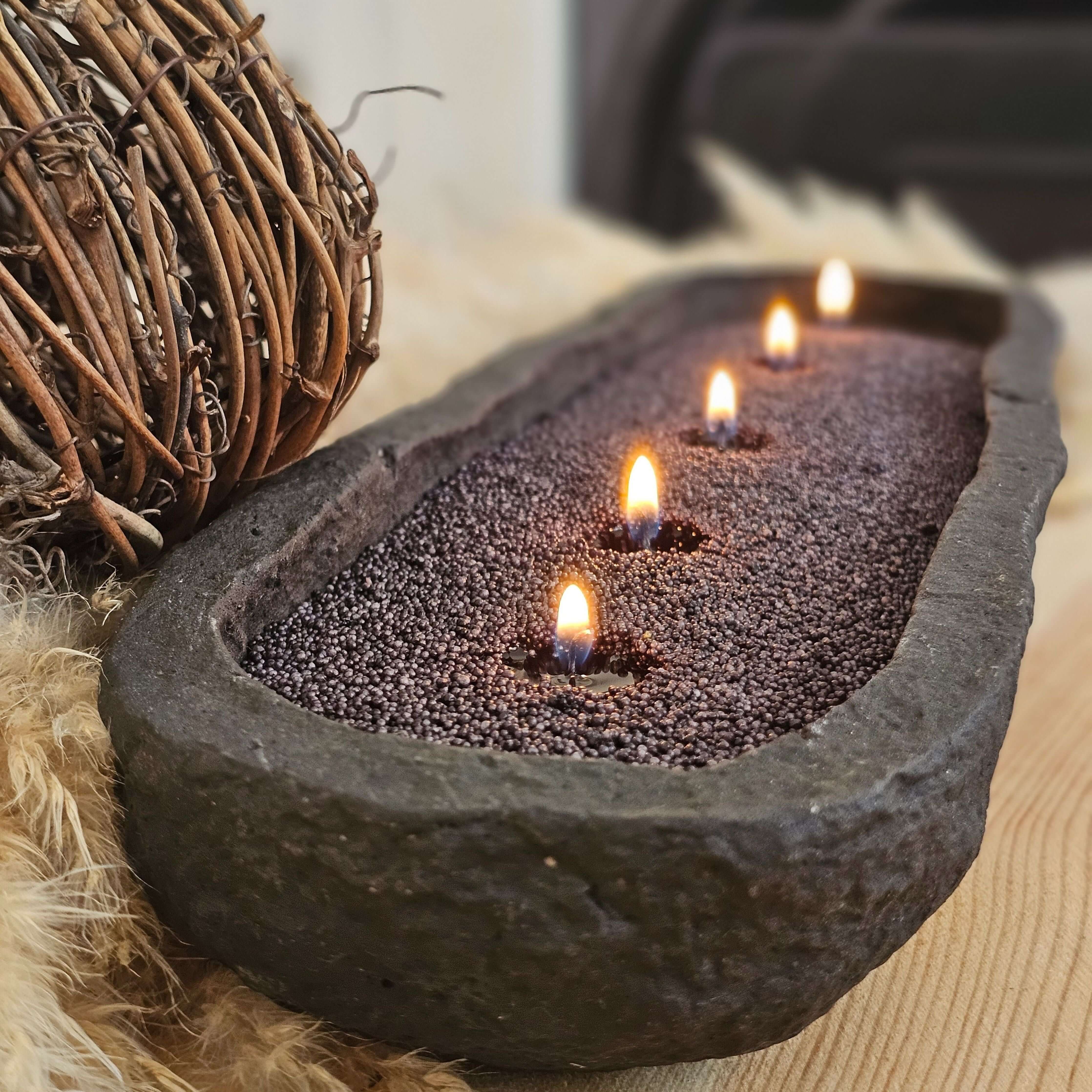 Hom33 Instant Candle pearled candle sand candle reusable candles  eco friendly candles  sustainable candles  refillable candle kit  reusable candle kit  candle wax beads  candle pearls  natural wax pearls