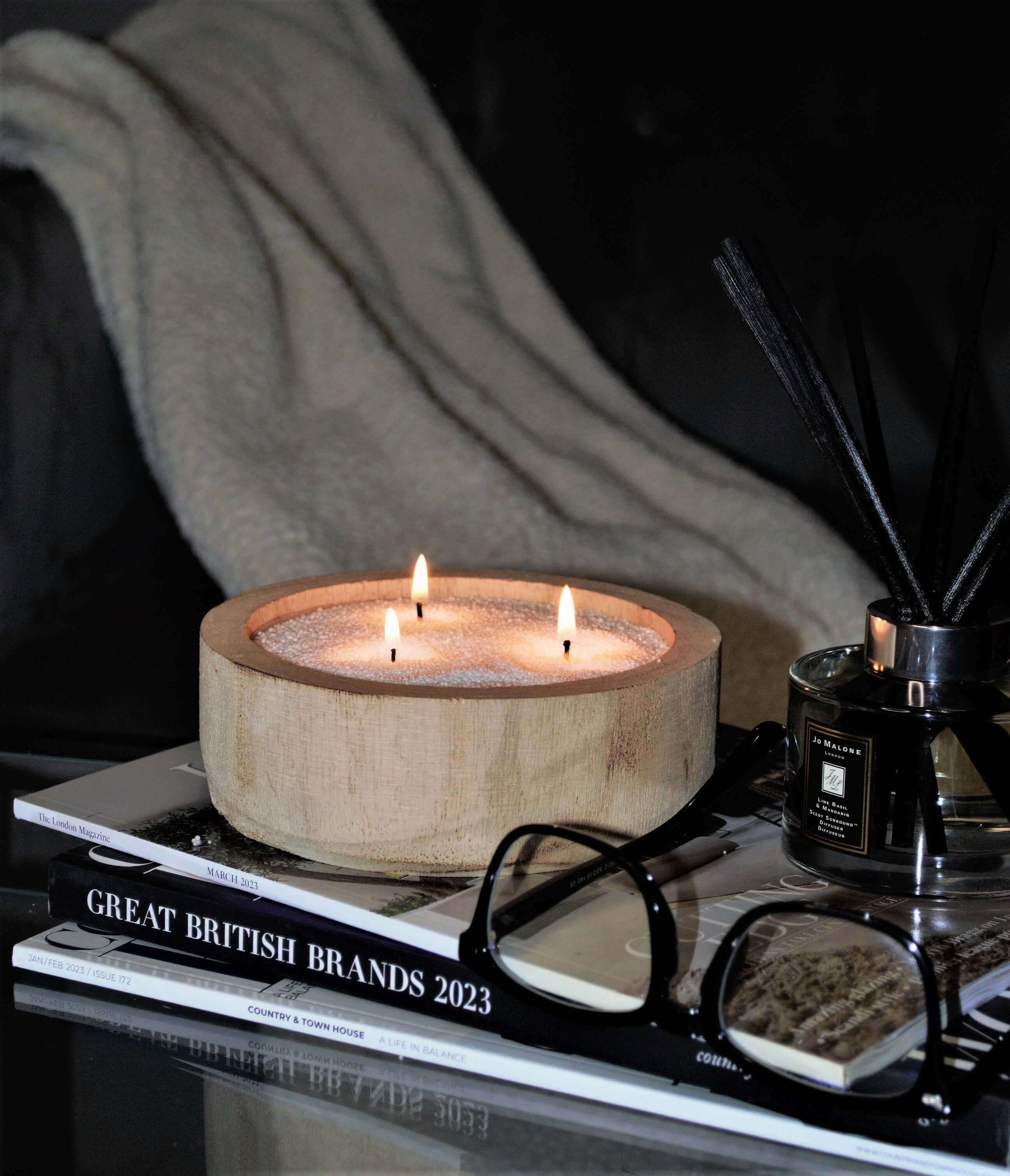 Hom33 Instant Candle pearled candle sand candle reusable candles  eco friendly candles  sustainable candles  refillable candle kit  reusable candle kit  candle wax beads  candle pearls  natural wax pearls