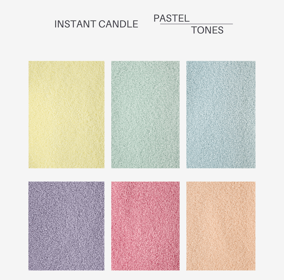 refillable candle UK  reusable candle  eco friendly candle refill  candle wax beads  candle wax pearls  sand candle UK  pearled candle  sustainable candles UK  refill candle kit  natural wax pearls pastel colours