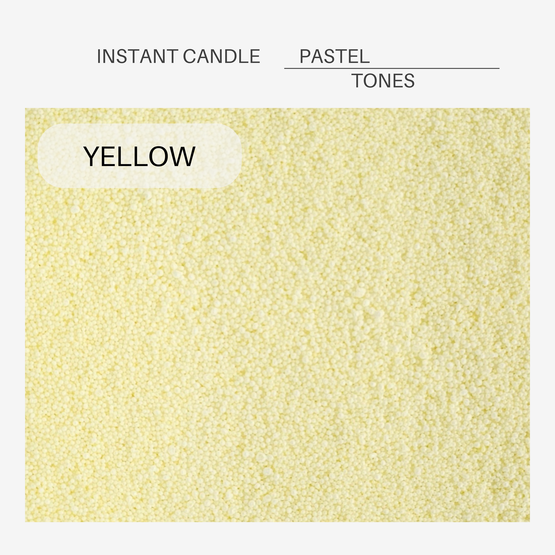 refillable candle UK  reusable candle  eco friendly candle refill  candle wax beads  candle wax pearls  sand candle UK yellow pearled candle  sustainable candles UK  refill candle kit  natural wax pearls