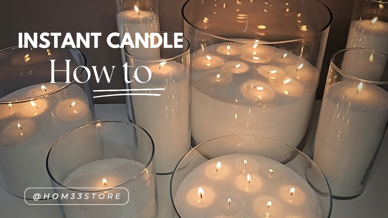 Time to upgrade your candle game and try reusable pearled candles. The
