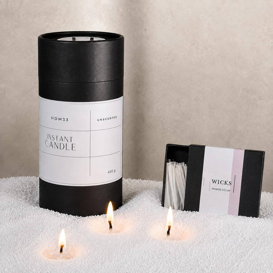 Hom33 Instant Candle 450g + 20 wicks
