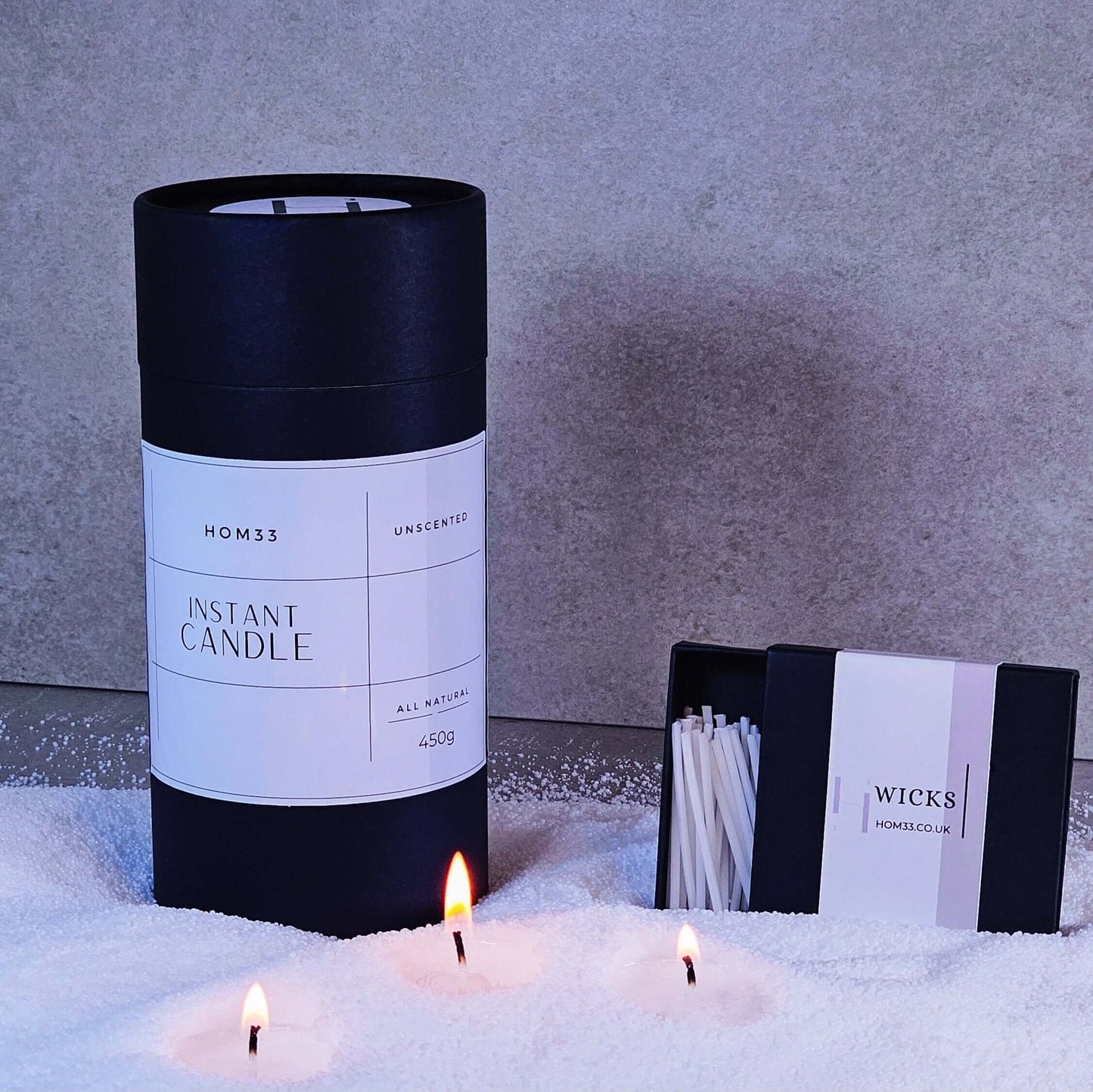 Instant Candle 450g + 20 wicks