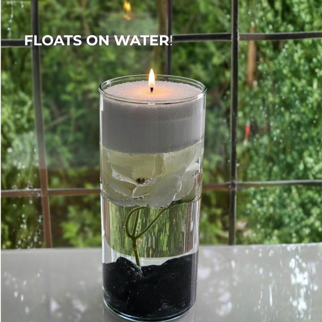 Pearled Sand Candle 450g + 20 wicks | Instant Candle by Hom33®