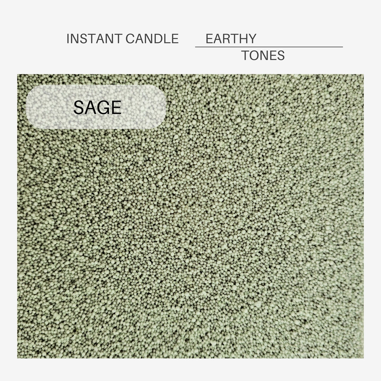 Instant Candle Colour Collection: Earthy tones
